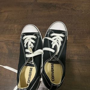 Converse black sneakers